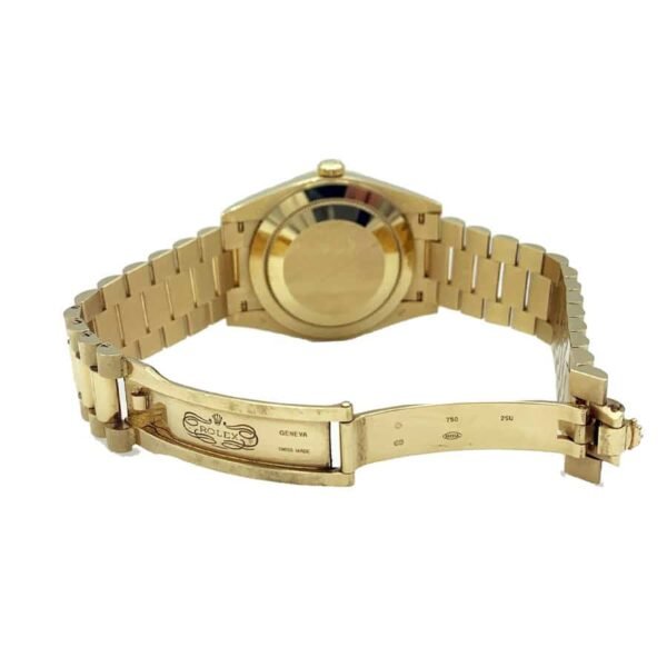 Rolex Day-Date 228398TBR Yellow Gold & Diamonds Black Dial Replica - Image 5