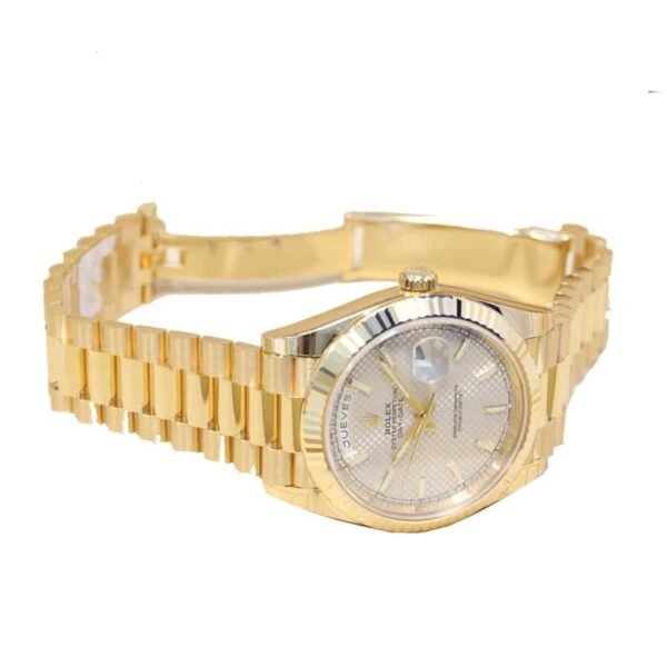 Rolex Diogonal Silver Replica - Image 4