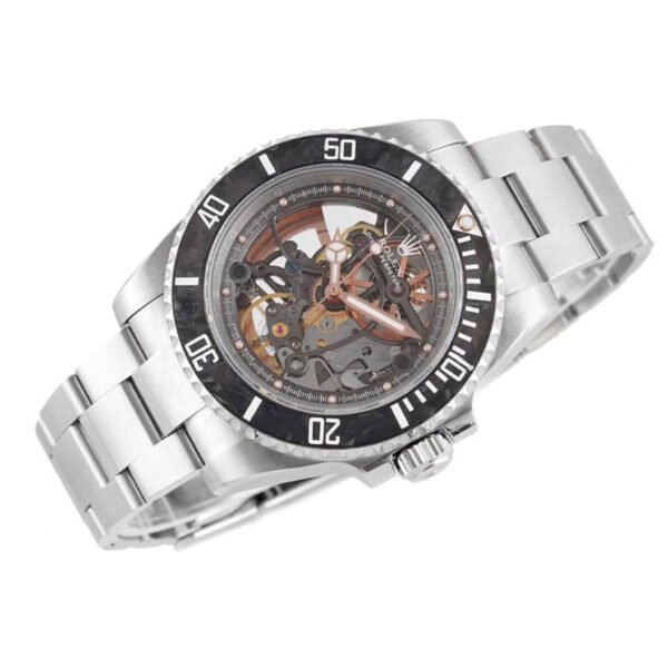 Rolex Oyster Perpetual 114200 Skeleton Dial Replica - Image 3